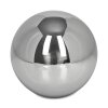 Glass lamp shade  Chehalis replacement glass, spare part 10 cm chrome, Smoke-coloured