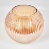 Glass lamp shade  Koyoto replacement glass, spare part 25 cm Amber