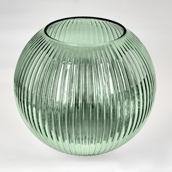 Lamp shade made of glass  Koyoto replacement glass, spare part 30 cm green
