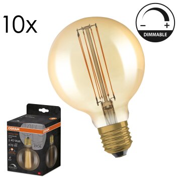 Osram lights E27 5.8 Watt warm white dimmable 470 Lumen