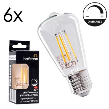 E27 LED 5 Watt warm white dimmable 500 Lumen