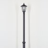 Loria lamp post, path light black, 1-light source