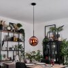 Gastor hanging light, globe light, pendant light coppery, 1-light source
