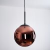 Gastor hanging light, globe light, pendant light coppery, 1-light source