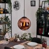 Gastor hanging light, globe light, pendant light coppery, 1-light source