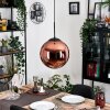 Gastor hanging light, globe light, pendant light coppery, 1-light source