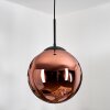Gastor hanging light, globe light, pendant light coppery, 1-light source