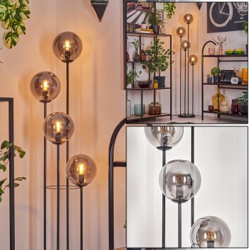 Gastor floor lamp 30 cm Smoke-coloured, 4-light sources
