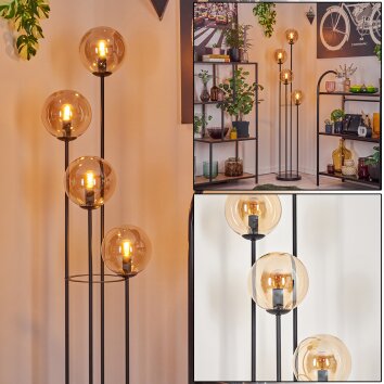 Gastor floor lamp 30 cm Amber, 4-light sources