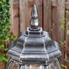 Lentua lamp post, path light black, silver, 3-light sources