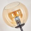 Koyoto floor lamp 30 cm Amber, chrome, Smoke-coloured, 4-light sources