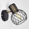 Bacau Wall Light black-gold, 1-light source