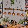 Ripoll hanging light, globe light, pendant light Ecru, black, 5-light sources