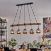 Ripoll hanging light, globe light, pendant light Ecru, black, 5-light sources
