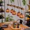 Ripoll hanging light, globe light, pendant light Ecru, black, 5-light sources