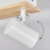 Gesteira ceiling light, ceiling spotlight Light wood, white, 3-light sources
