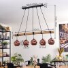 Ripoll hanging light, globe light, pendant light Ecru, black, 5-light sources