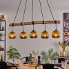 Ripoll hanging light, globe light, pendant light Ecru, black, 5-light sources