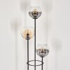 Koyoto floor lamp 30 cm Dark wood, black, 3-light sources