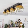 Koyoto  Pendant Light glass 15 cm gold, clear, 4-light sources