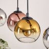 Koyoto hanging light, globe light, pendant light Ecru, black, 5-light sources
