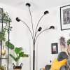 Nikkala floor lamp marble, black, 5-light sources