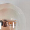 Chehalis globe light, wall light Amber, clear, 3-light sources