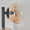 Chehalis globe light, wall light Amber, clear, 3-light sources