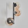 Chehalis globe light, wall light Amber, clear, 3-light sources