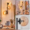 Chehalis globe light, wall light Amber, 3-light sources