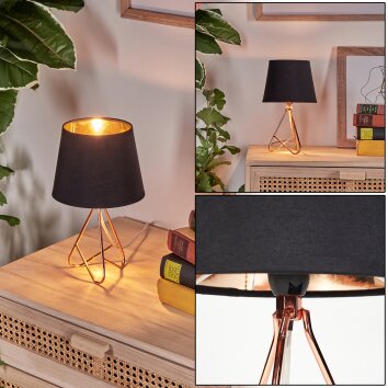 Cuan table lamp copper, 1-light source