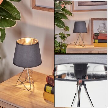 Cuan table lamp silver, 1-light source