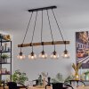 Ripoll hanging light, globe light, pendant light Ecru, black, 5-light sources