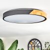 Cadaixo ceiling light LED Ecru, black, 1-light source, Remote control