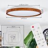 Sofo ceiling light LED Ecru, 1-light source, Remote control