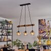 Ripoll hanging light, globe light, pendant light Ecru, black, 3-light sources