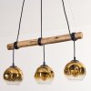 Ripoll hanging light, globe light, pendant light Ecru, black, 3-light sources