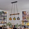 Ripoll hanging light, globe light, pendant light Ecru, black, 3-light sources