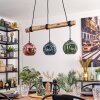 Ripoll hanging light, globe light, pendant light Ecru, black, 3-light sources