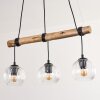 Ripoll hanging light, globe light, pendant light Ecru, black, 3-light sources