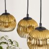 Ripoll hanging light, globe light, pendant light Ecru, black, 3-light sources