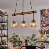 Ripoll hanging light, globe light, pendant light Ecru, black, 3-light sources