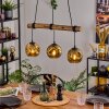 Ripoll hanging light, globe light, pendant light Ecru, black, 3-light sources