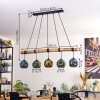 Ripoll hanging light, globe light, pendant light Ecru, black, 5-light sources