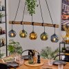 Ripoll hanging light, globe light, pendant light Ecru, black, 5-light sources