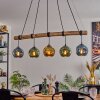Ripoll hanging light, globe light, pendant light Ecru, black, 5-light sources