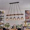 Ripoll hanging light, globe light, pendant light Ecru, black, 5-light sources