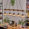 Ripoll hanging light, globe light, pendant light Ecru, black, 5-light sources
