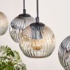 Ripoll hanging light, globe light, pendant light Ecru, black, 5-light sources