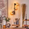 Chehalis globe light, wall light Amber, 3-light sources